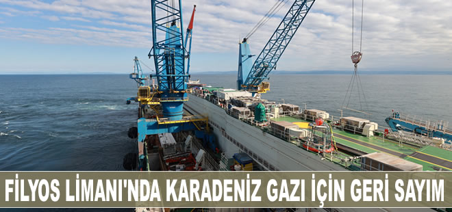 Karadeniz gazını karaya taşıyacak boru hattının büyük bölümü tamamlandı