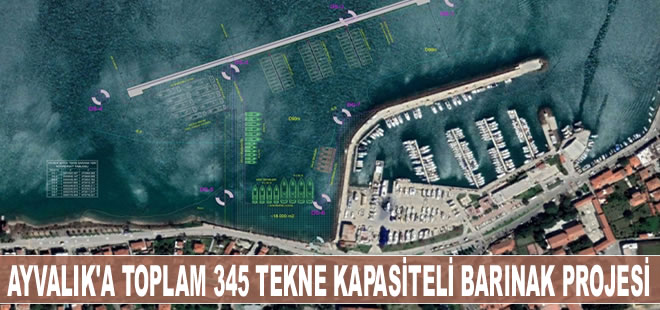 Ayvalık'a 95 küçük,250 büyük tekne kapasiteli iki barınak