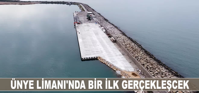 Ünye Limanı’nda ilk Ro-Ro Gemi seferleri başladı