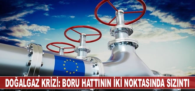 Doğalgaz krizi  Boru hattının iki noktasında sızıntı var