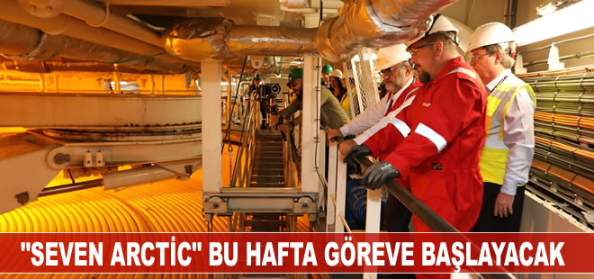 Karadeniz Gaz Sahası'nda kabloları denizin tabanına döşeyecek gemi bu hafta göreve başlayacak