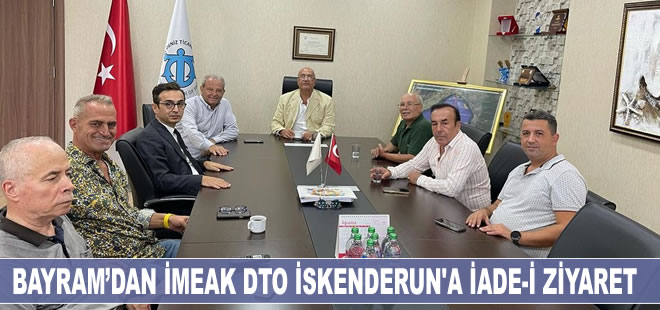 İskenderun Bölge Liman Başkan Vekili'nden İMEAK DTO İskenderun Şubesi'ne iade-i ziyaret