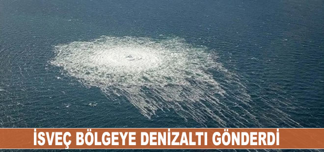 İsveç Kuzey Akım boru hattındaki sızıntıların yaşandığı bölgeye denizaltı gönderdi