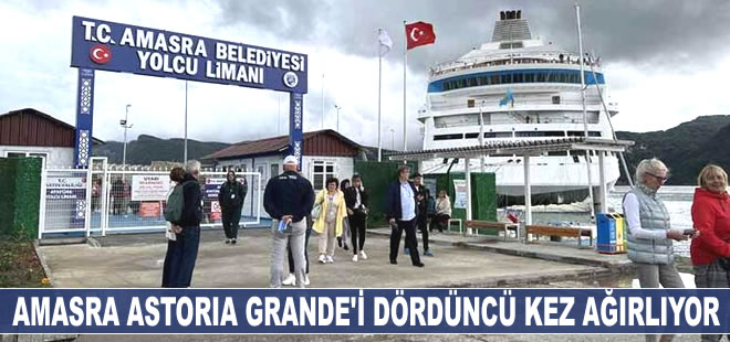 Amasra Limanı dördüncü kruvaziyer gemisini ağırlıyor