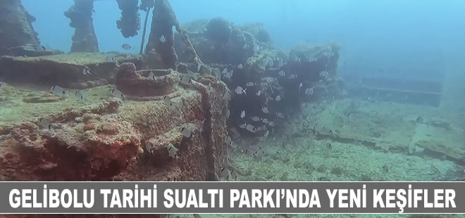 Gelibolu Tarihi Sualtı Parkı yeni batık keşifleriyle genişliyor