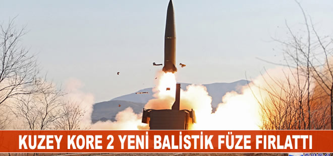 Kuzey Kore 2 yeni balistik füze fırlattı