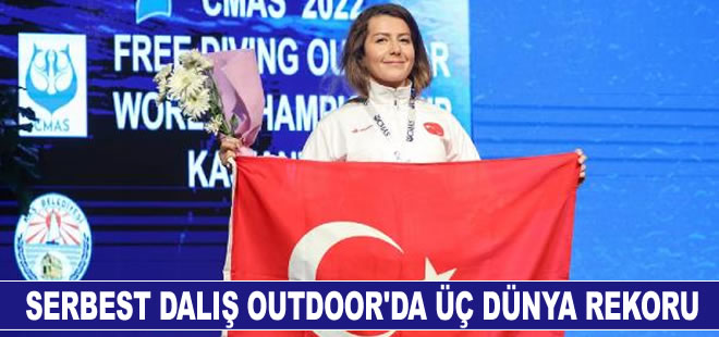 Serbest Dalış Outdoor Dünya Şampiyonası'nda üç dünya rekoru