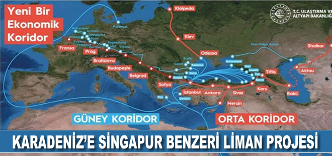 Karadeniz’e Singapur benzeri liman projesi