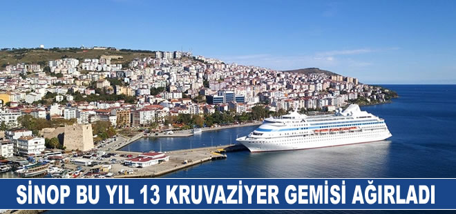 Sinop, bu yıl 13 kruvaziyer gemisi ağırladı