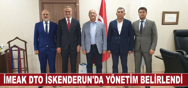 İMEAK Deniz Ticaret Odası (DTO)İskenderun Şubesi'nde yönetim belirledi