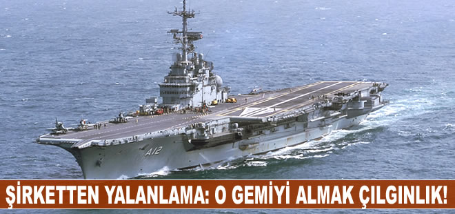 Asbestli geminin yeniden Türkiye'ye geleceği iddiasına şirketten yalanlama