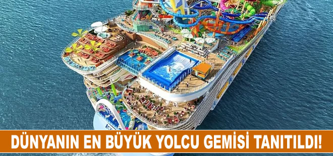 Titanik yanında minicik kalıyor: Dünyanın en büyük yolcu gemisi Icon of the Seas görücüye çıktı