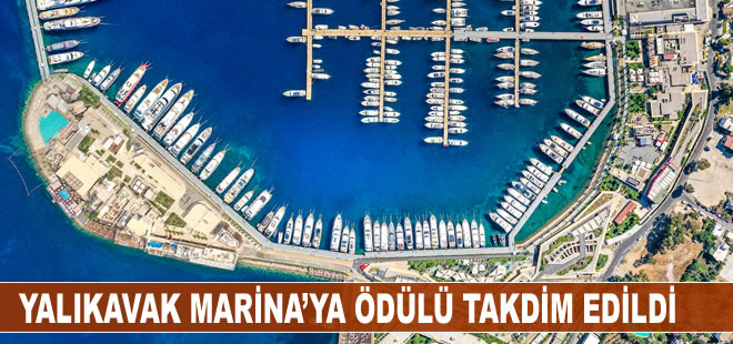 2022’nin “En İyi Süper Yat Marinası” seçilen Yalıkavak Marina’ya ödülü takdim edildi