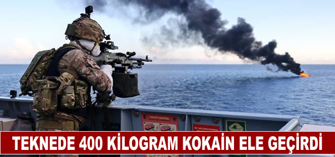 İngiliz Donanması, Karayip sularındaki bir teknede 400 kilogram kokain ele geçirdi