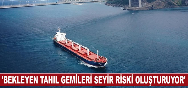 Türkiye'den 'denetim için bekleyen tahıl gemileri seyir riski oluşturuyor' uyarısı