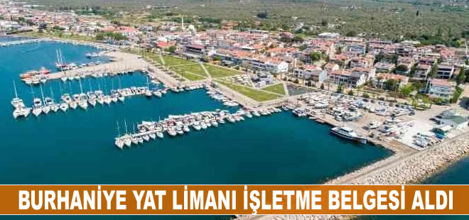 Burhaniye Yat Limanı ve Balıkçı Barınağı kıyı balıkçılığı işletme belgesi aldı