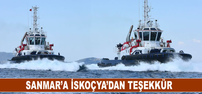 Sanmar’a İskoçya’dan teşekkür