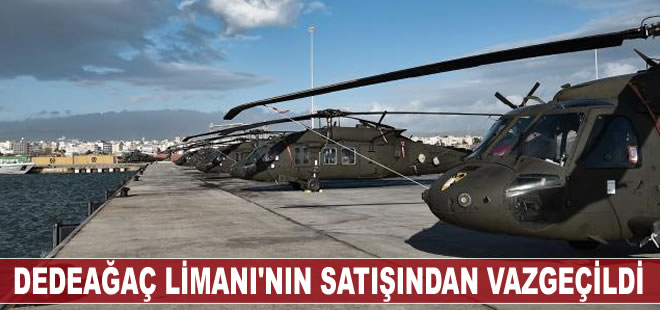 Yunanistan Dedeağaç Limanı'nın satışından 'şimdilik' vazgeçti