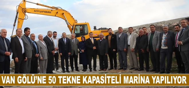 Van Gölü’ne 50 tekne kapasiteli marina yapılıyor