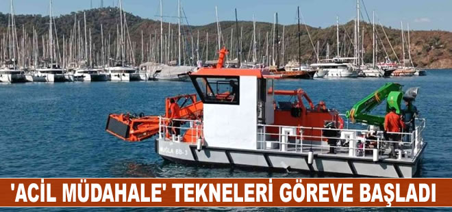 Büyükşehir'in ‘Acil Müdahale' tekneleri göreve başladı