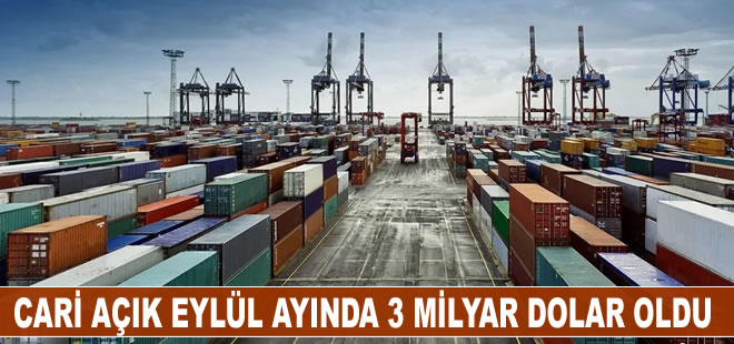 TCMB Eylül ayı cari açık rakamlarını açıkladı