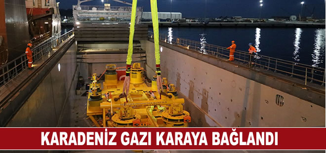 Bakan Dönmez: Karadeniz gazının deniz tarafındaki iletim hatları inşaatı tamamlandı