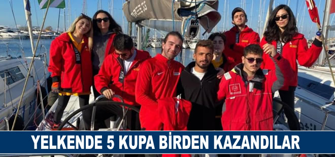 Cumhurbaşkanlığı 3. Uluslararası Yat Yarışları’nda Yelkende 5 kupa birden kazandılar