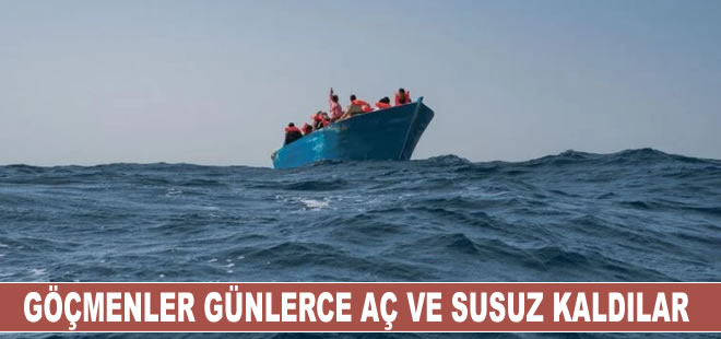 Denizdeki göçmenler şans eseri kurtuldu: Günlerce aç ve susuz kaldılar