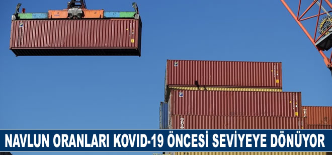 Konteyner navlun oranları küresel resesyonla Kovid-19 öncesi seviyeye geri dönüyor