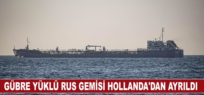 BM: Tahıl anlaşmasının yenilenmesi sonrası gübre yüklü ilk Rus gemisi Hollanda limanından ayrıldı