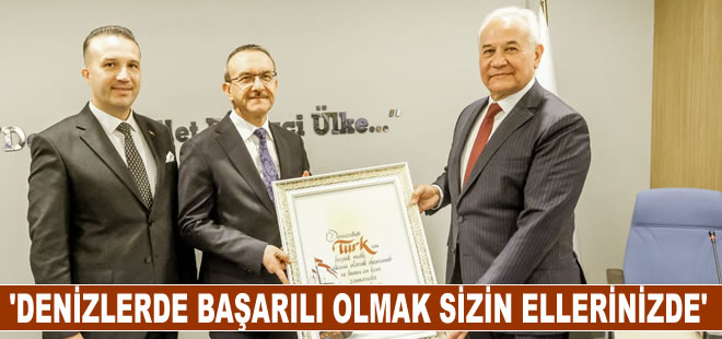 Vali Yavuz: Denizlerde başarılı olmak sizin ellerinizde