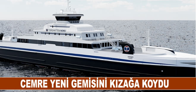 Cemre Tersanesi yeni gemisini kızağa koydu