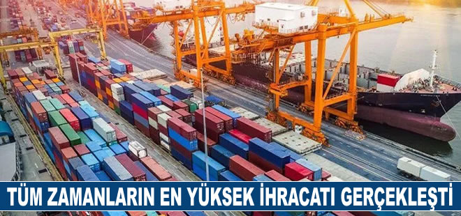 Tüm zamanların en yüksek kasım ayı ihracatı gerçekleşti