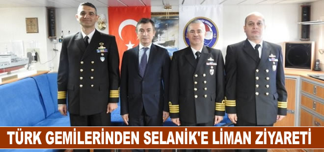 MSB'nin iki gemisinden Selanik'e liman ziyareti