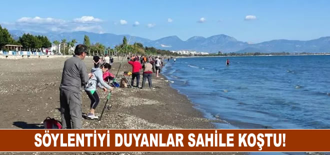 Antalya'da balık havuzunun patladığı söylentisi üzerine vatandaşlar sahile koştu