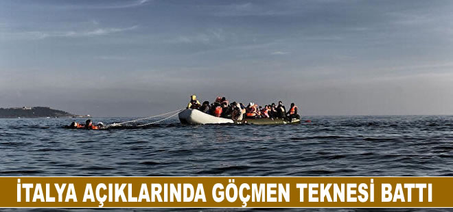 İtalya'nın Lampedusa Adası açıklarında göçmen teknesi battı: 4 kişi kayıp