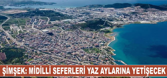 Aliağa-Midilli seferleri, yaz aylarına yetişecek