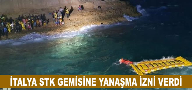 İtalya, Akdeniz'de 33 düzensiz göçmeni kurtaran bir STK gemisine yanaşma izni verdi