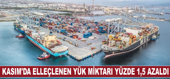 Limanlarımızda 42 milyon 863 bin 270 ton yük elleçlendi