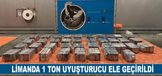 Limanda 1 ton 279 kilogram uyuşturucu ele geçirildi