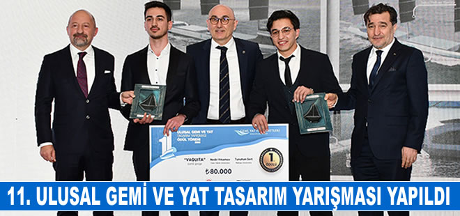 11. Ulusal Gemi ve Yat Tasarım Yarışması'nın kazananları ödüllerini aldı