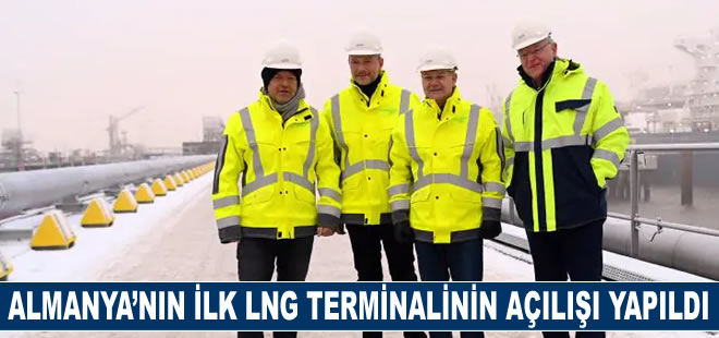 Almanya’nın ilk LNG terminalinin açılışı yapıldı