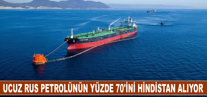 Ucuz Rus petrolünün yüzde 70'ini Hindistan satın alıyor