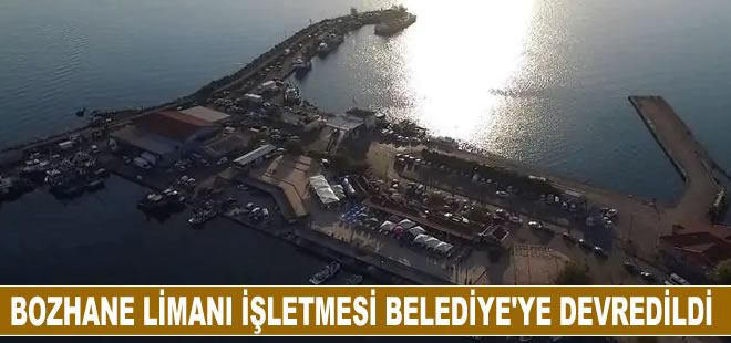 Bozhane Limanı işletmesi Kdz. Ereğli Belediyesi'ne verildi