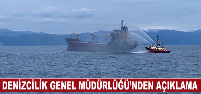 Denizcilik Genel Müdürlüğü: Sinop'ta yangın çıkan gemide müdahaleye başlandı