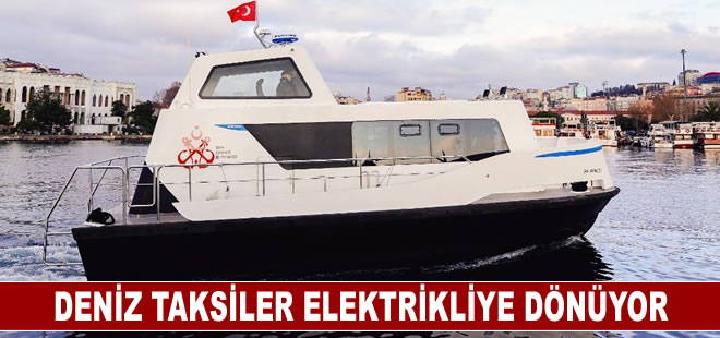 İstanbul'a çevre dostu hibrit deniz taksi