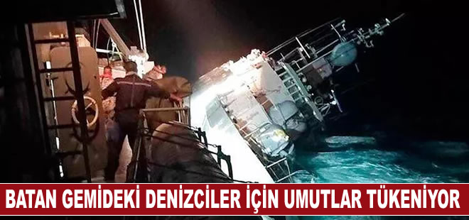 Tayland'da batan gemideki denizciler için umutlar tükeniyor