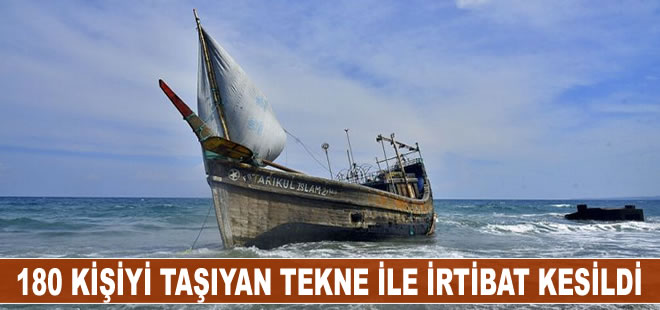 İçinde 180 Rohingya Müslüman'ın bulunduğu tekne ile irtibat kesildi