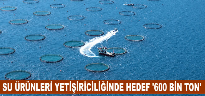 “Su Ürünleri Yetişiriciliğinde 100. Yıl Hedefi : 600 bin ton”