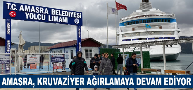 Amasra 9’uncu kez kruvaziyer gemi ağırladı